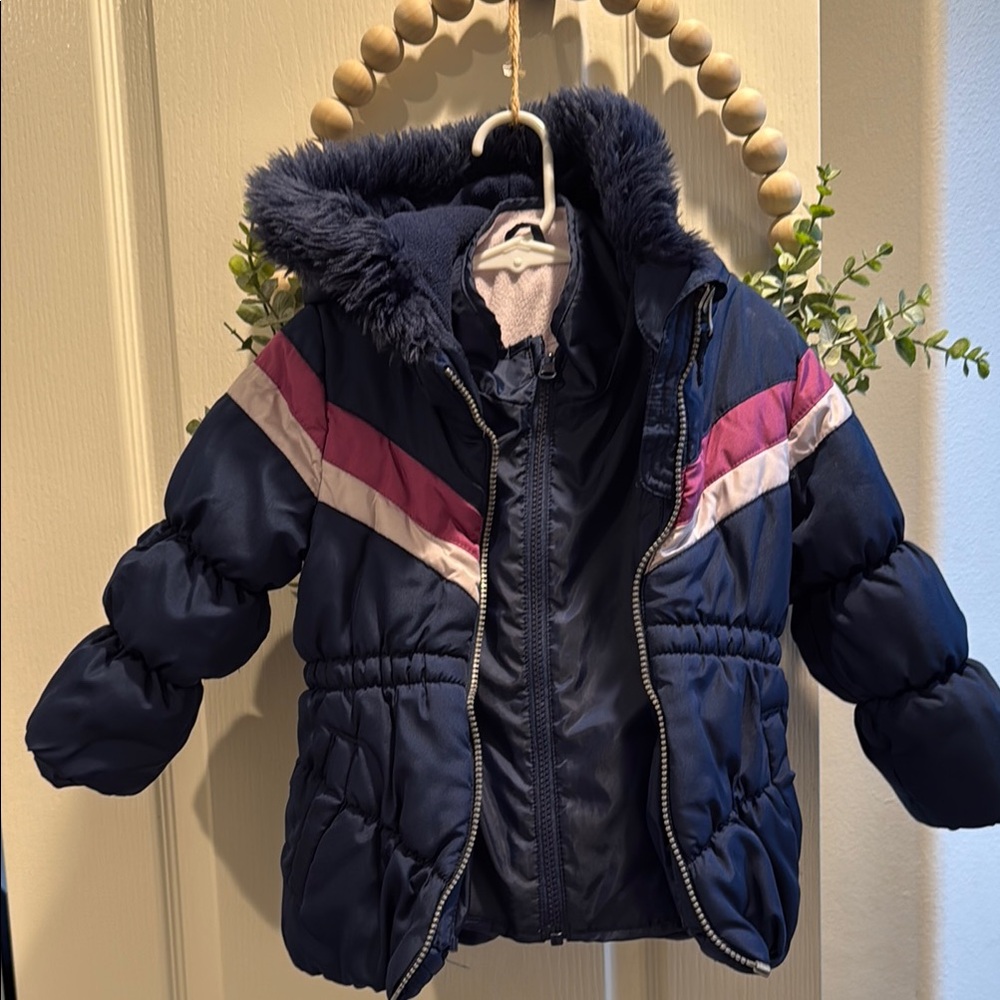OshKosh Kids Navy and Pink Winter Jacket